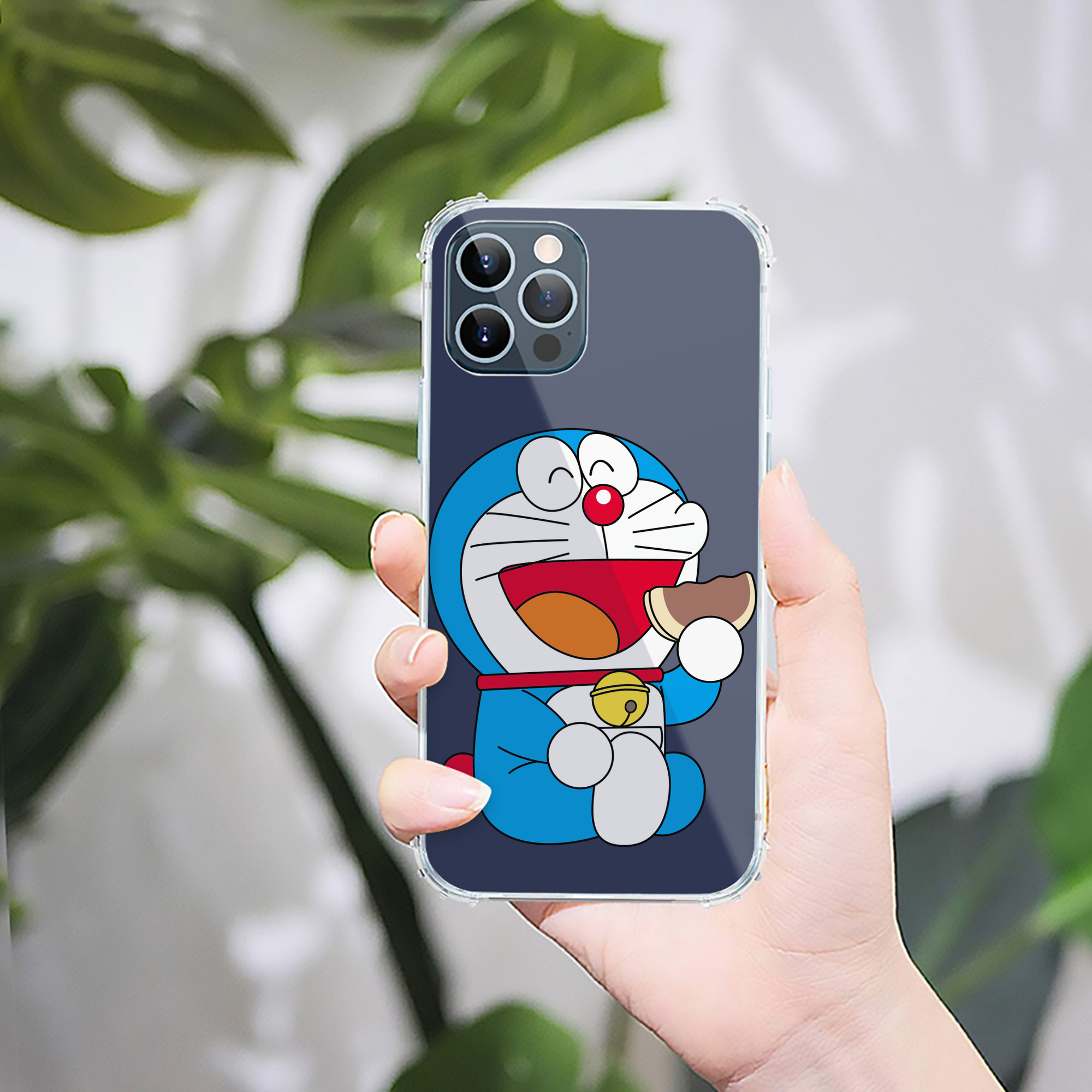 （画像用） ドラえもん Doraemon 【iPhone 12シリーズ対応】透明スマホケース（クリアソフトケース）